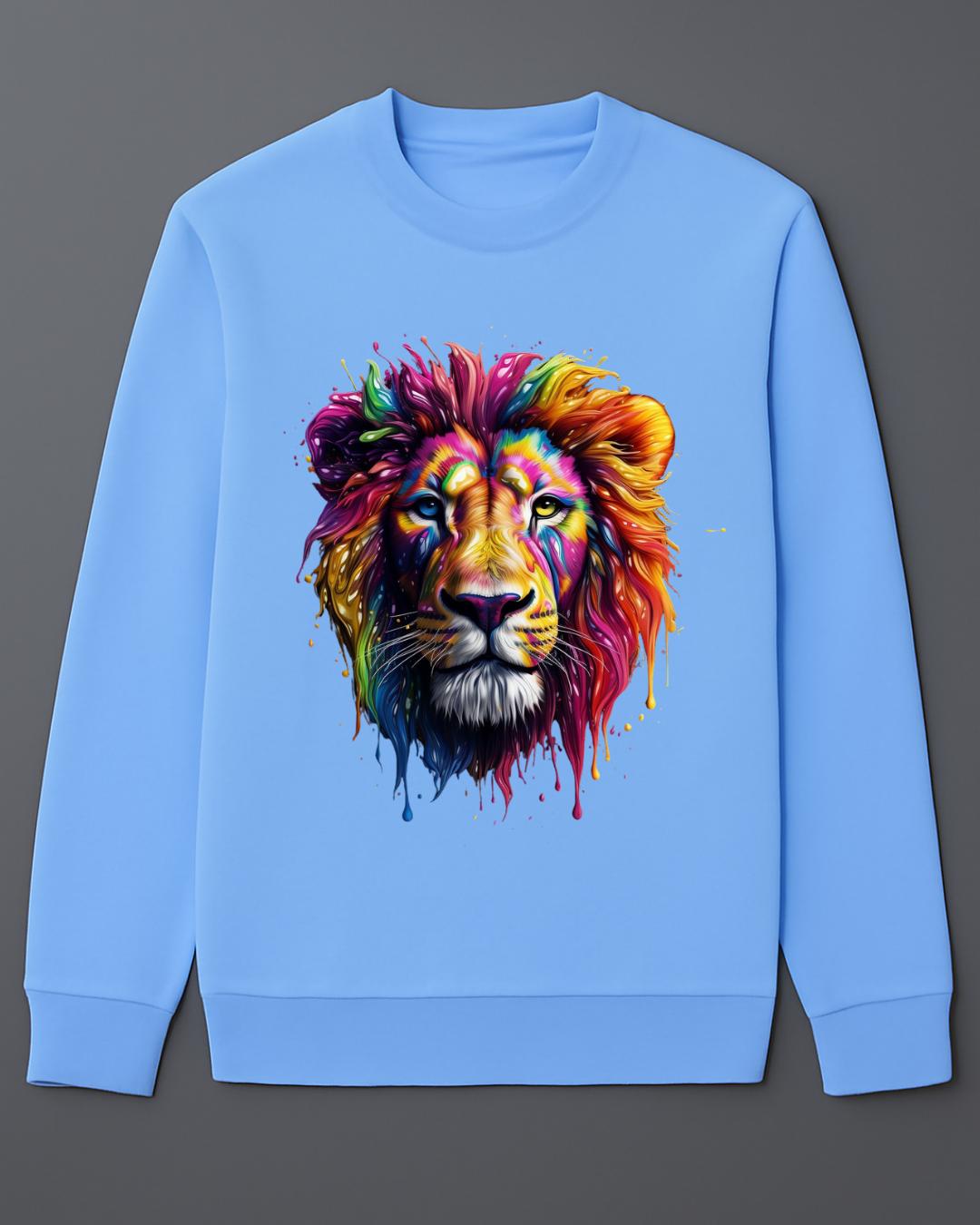 Sweat-shirt Lion 100% coton doux - Image 4
