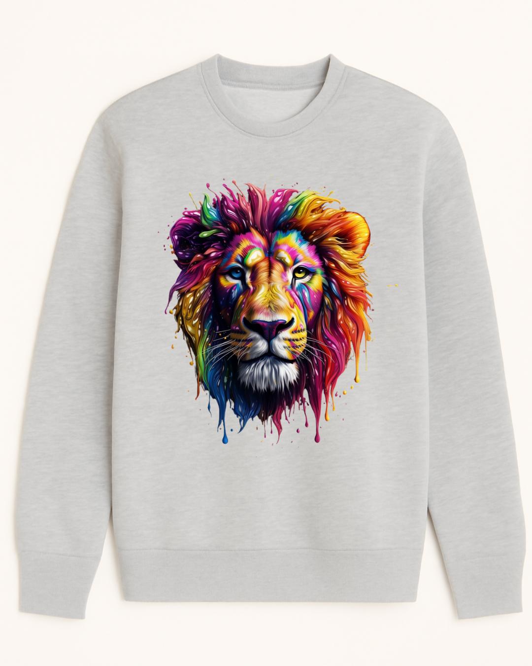 Sweat-shirt Lion 100% coton doux - Image 5