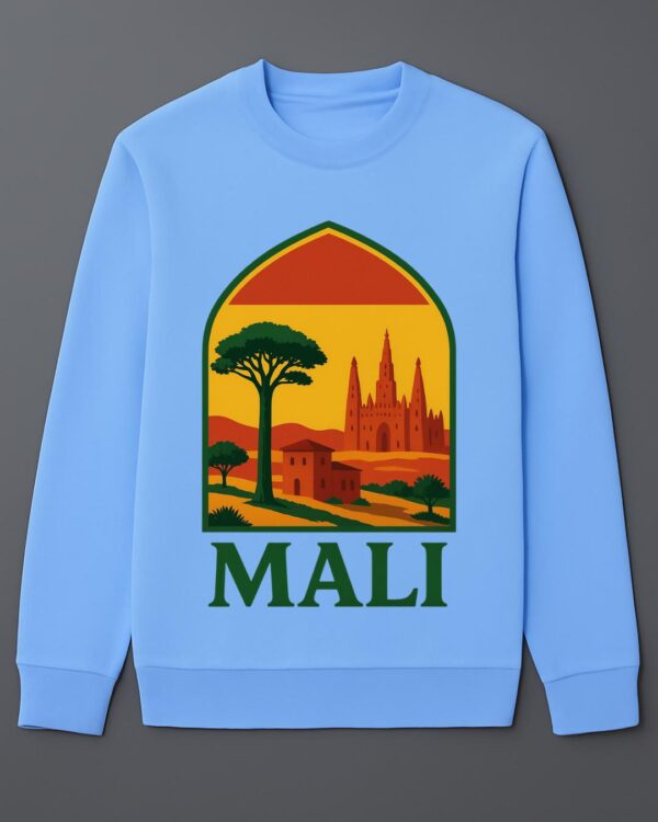 Sweat-shirt Mali 100% coton doux - Image 5