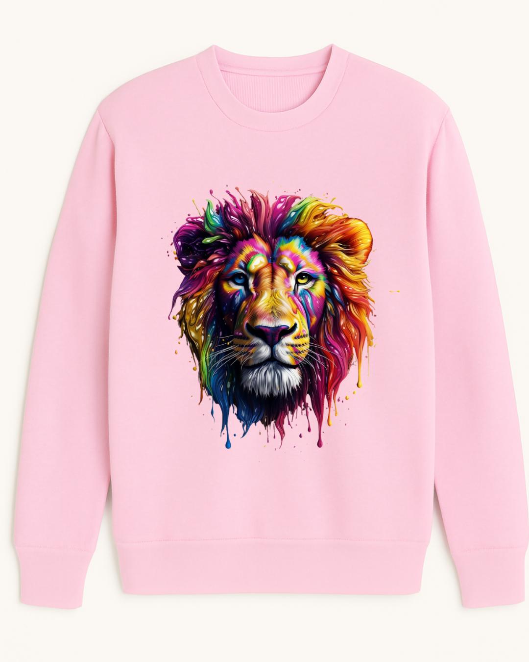 Sweat-shirt Lion 100% coton doux - Image 3
