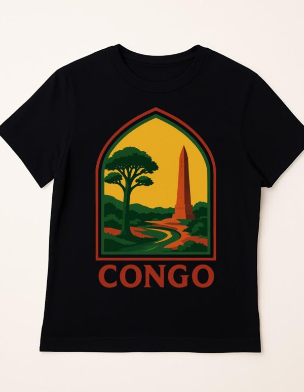 T-shirt Congo 100% coton doux - Image 3