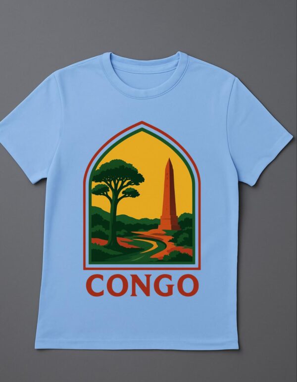 T-shirt Congo 100% coton doux - Image 2