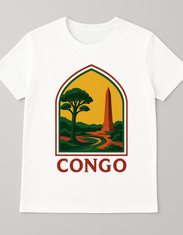 T-shirt Congo 100% coton doux - Image 5