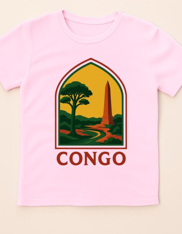 T-shirt Congo 100% coton doux - Image 4