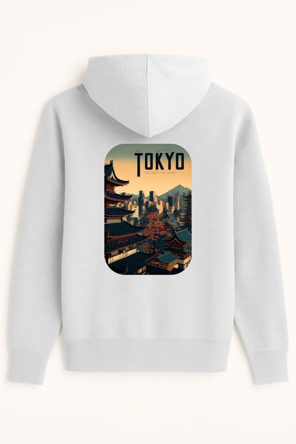 Sweat à capuche Tokyo 100% coton doux – Image 4