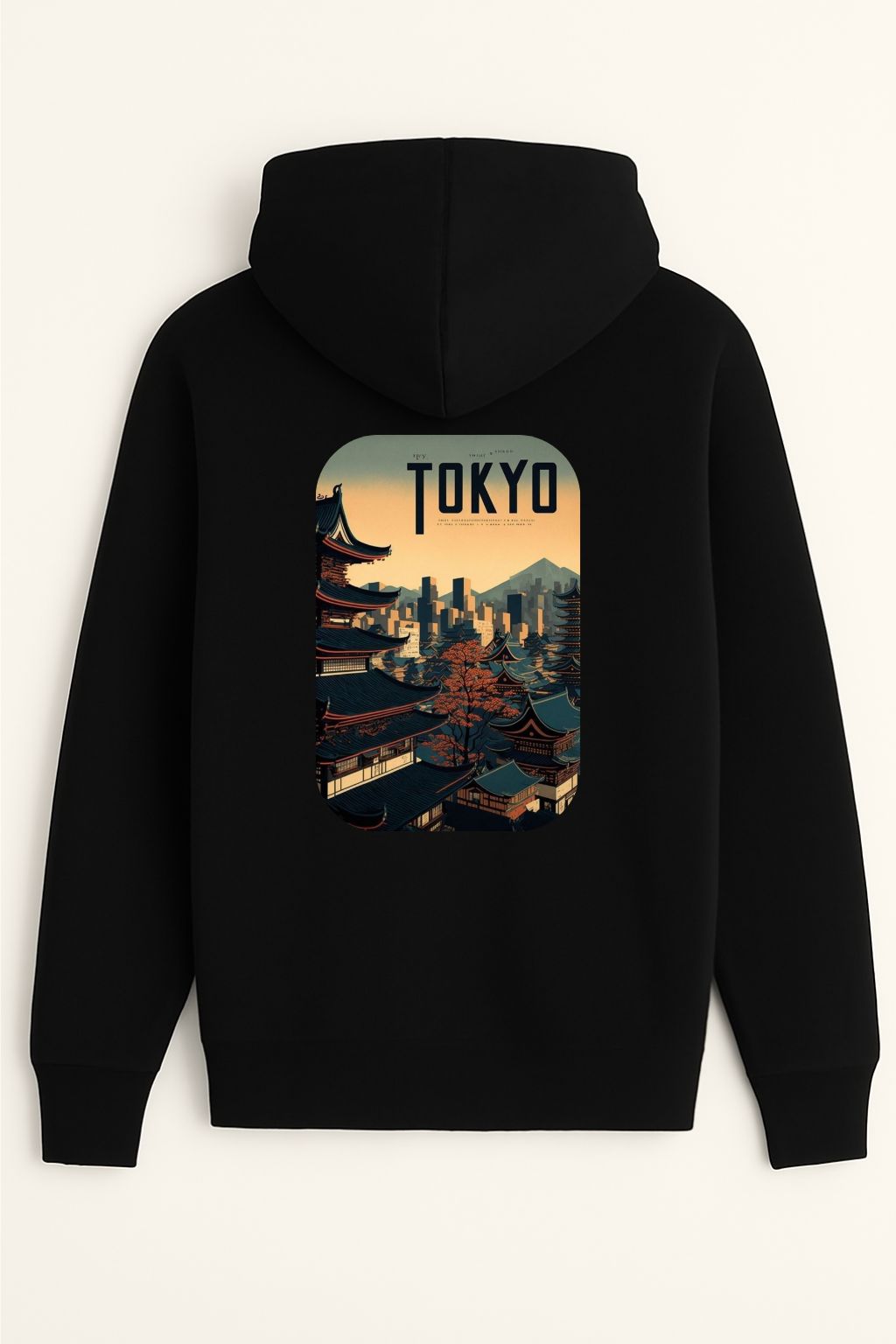Sweat à capuche Tokyo 100% coton doux