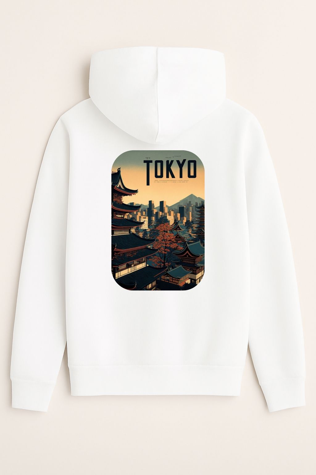 Sweat à capuche Tokyo 100% coton doux – Image 5