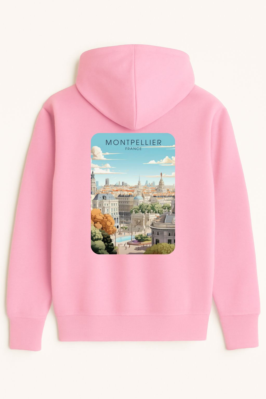 Sweat à capuche Montpellier 100% coton doux - Image 4