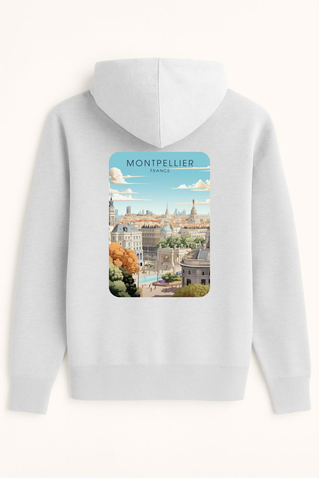 Sweat à capuche Montpellier 100% coton doux - Image 5