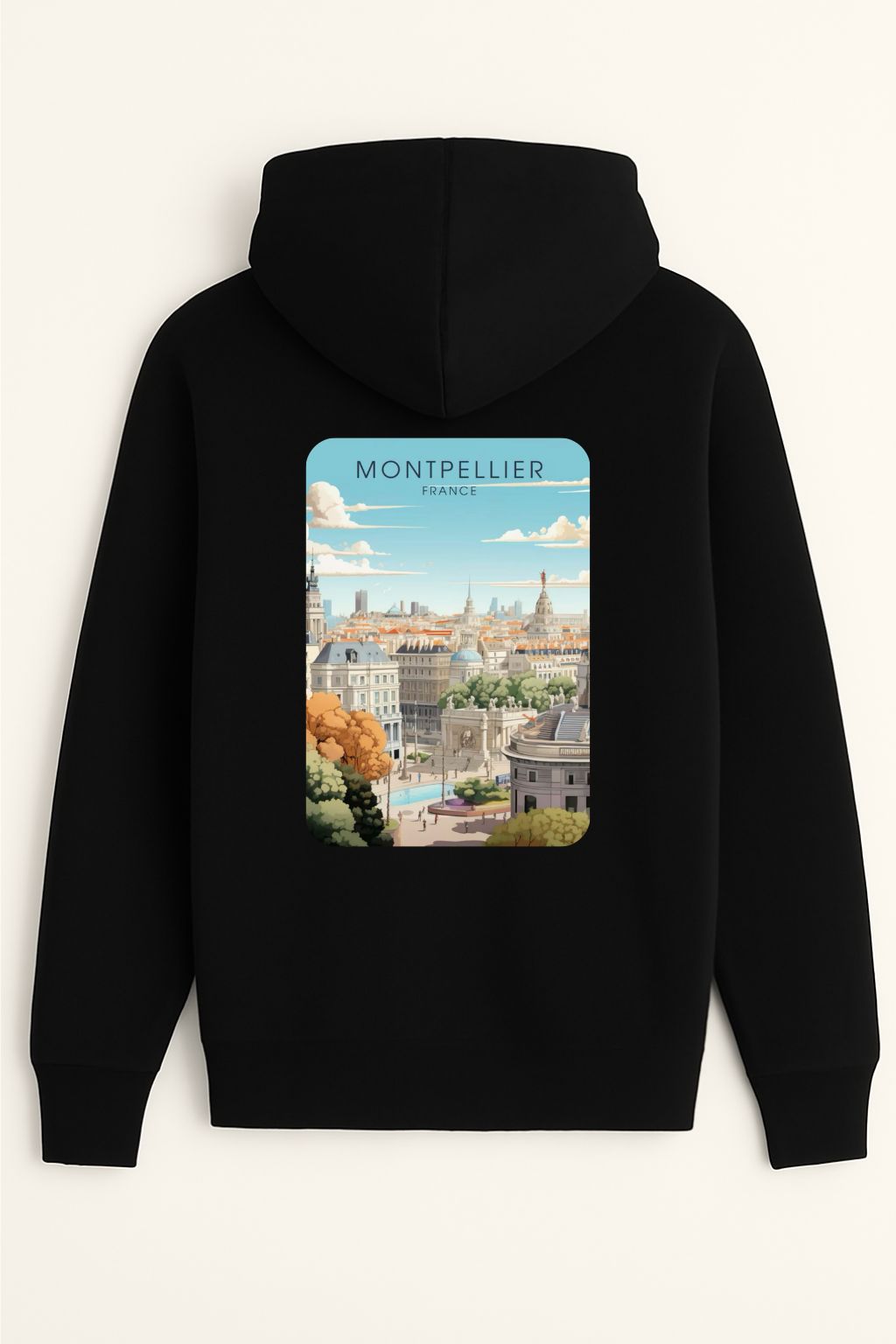 Sweat à capuche Montpellier 100% coton doux - Image 3