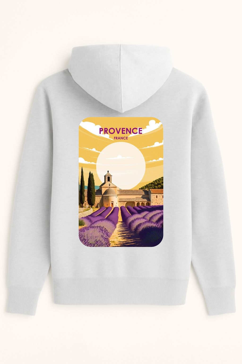 Sweat à capuche Provence 100% coton doux – Image 5
