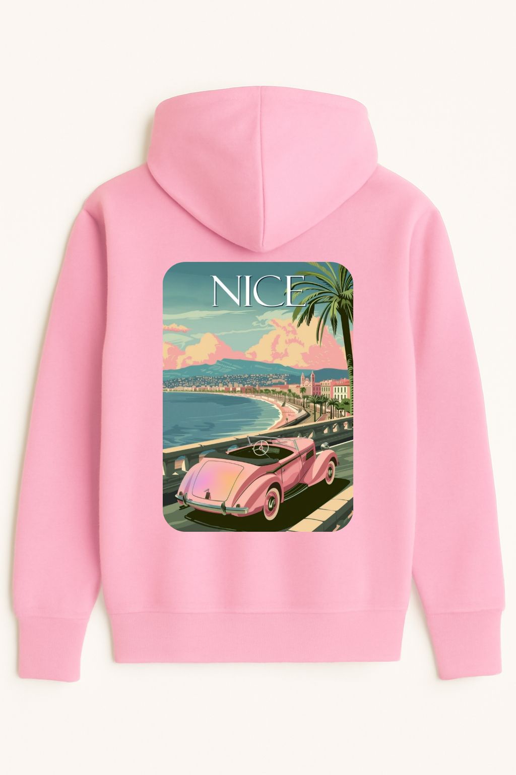 Sweat à capuche Nice 100% coton doux