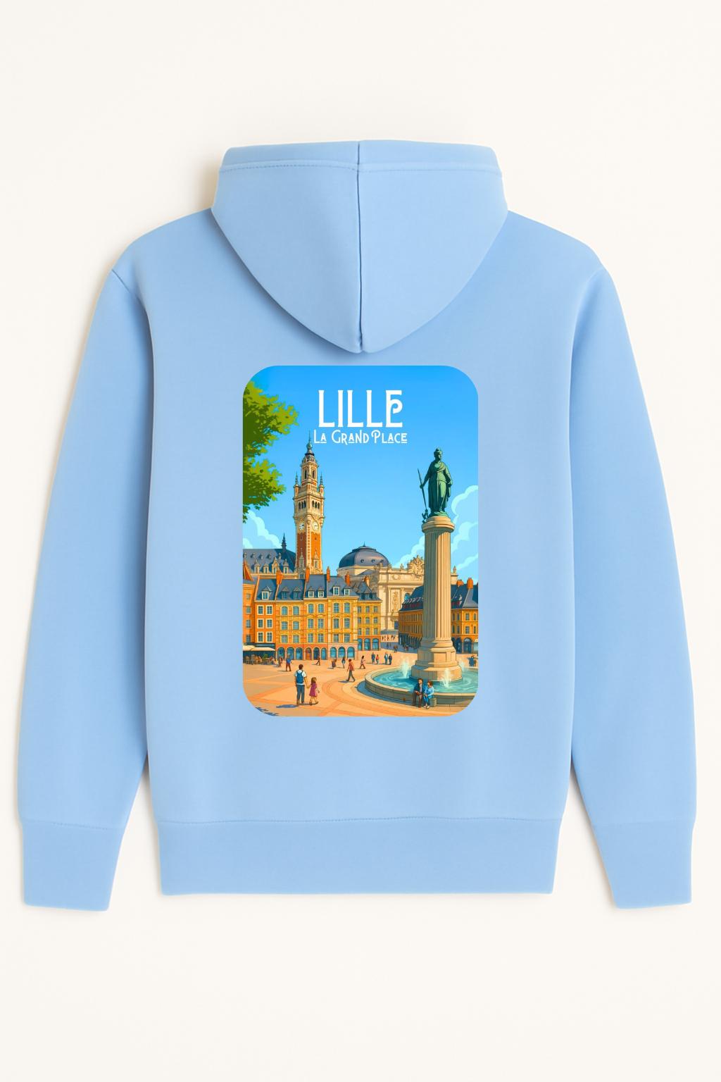 Sweat à capuche Lille 100% coton doux – Image 5