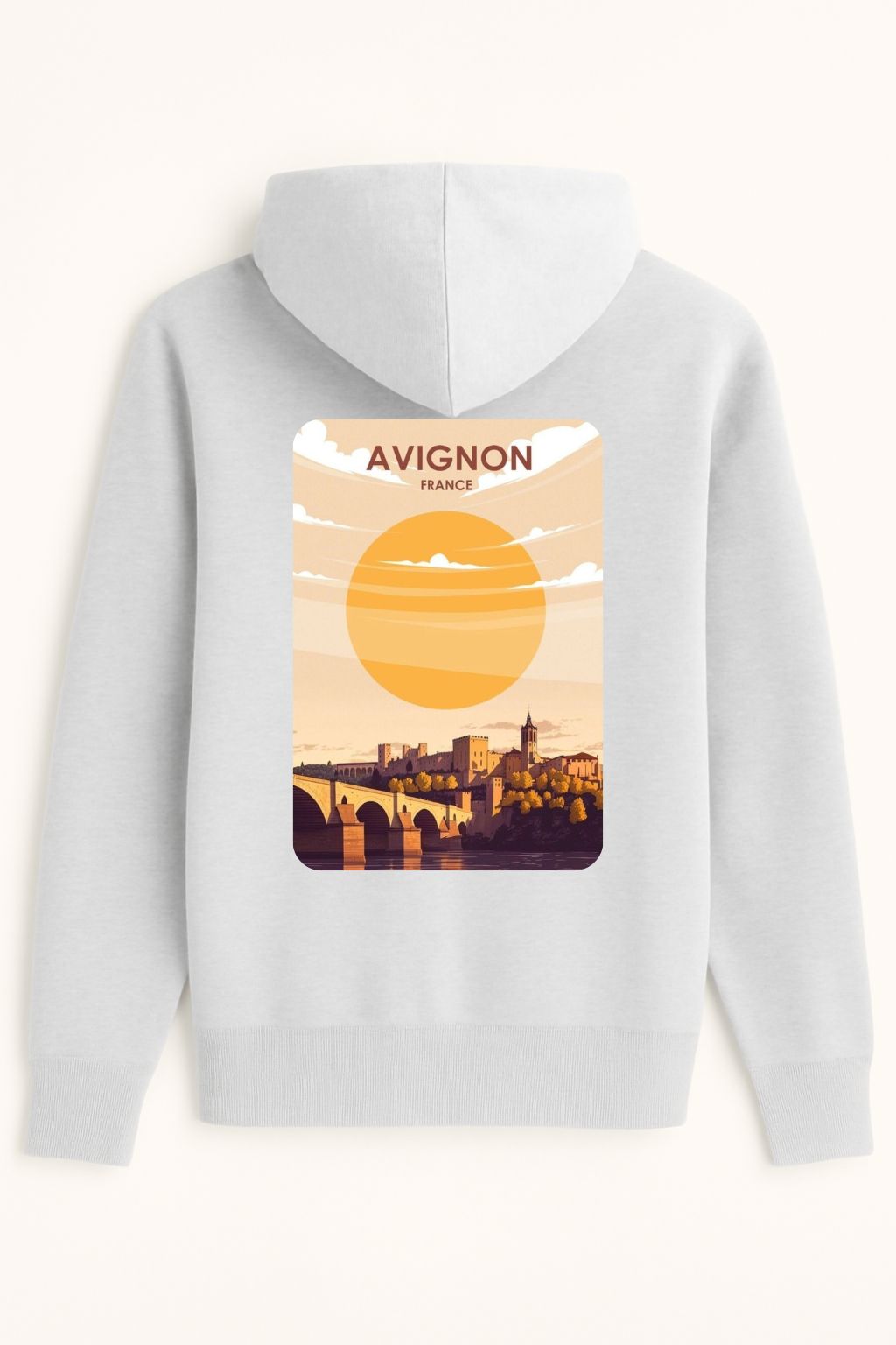 Sweat à capuche Avignon 100% coton doux – Image 3