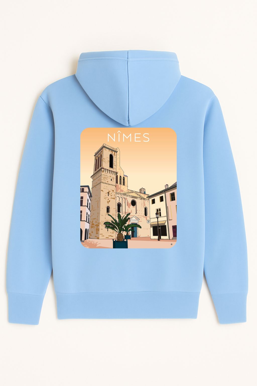 Sweat à capuche Nimes 100% coton doux - Image 2