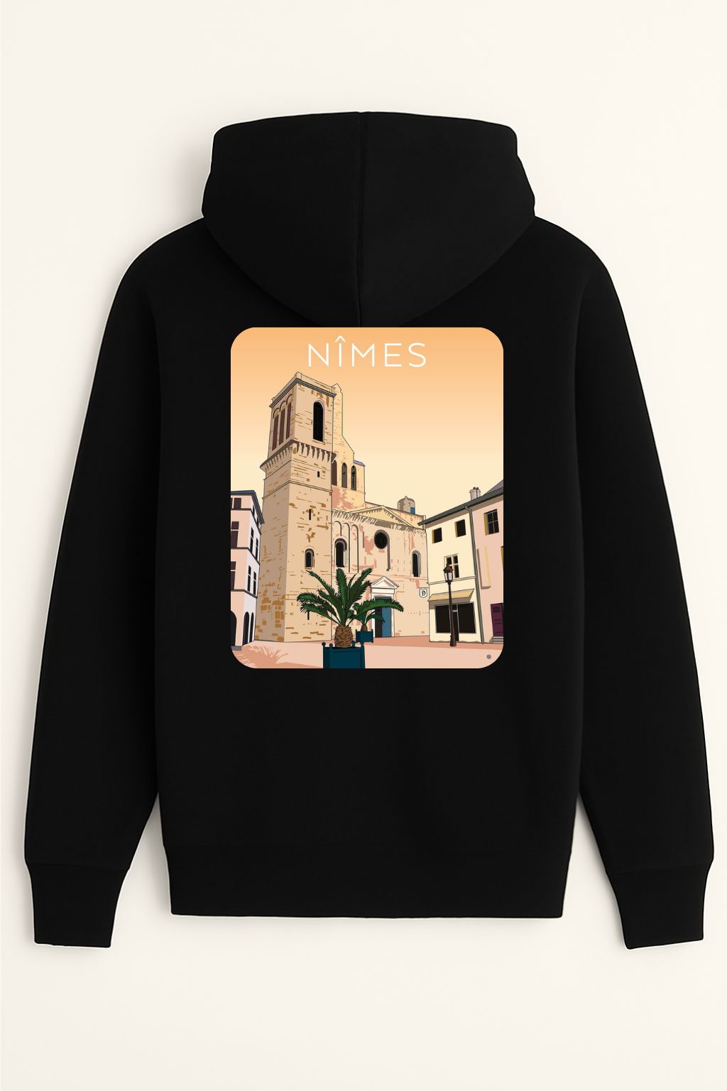 Sweat à capuche Nimes 100% coton doux