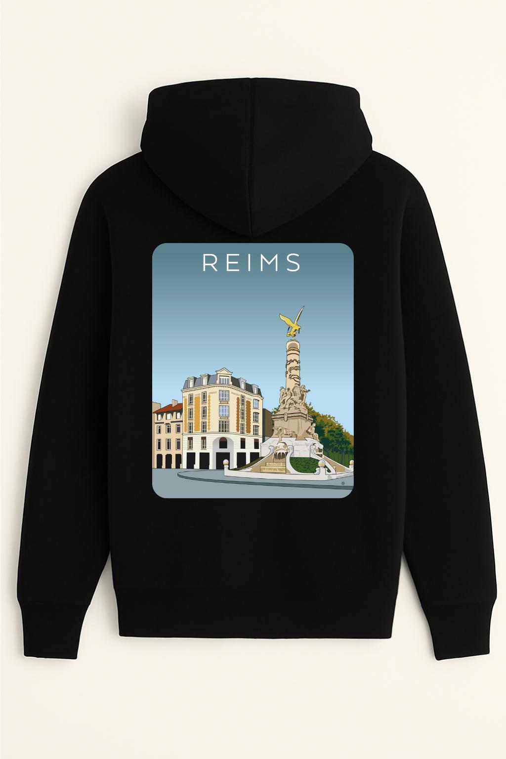 Sweat à capuche Reims 100% coton doux