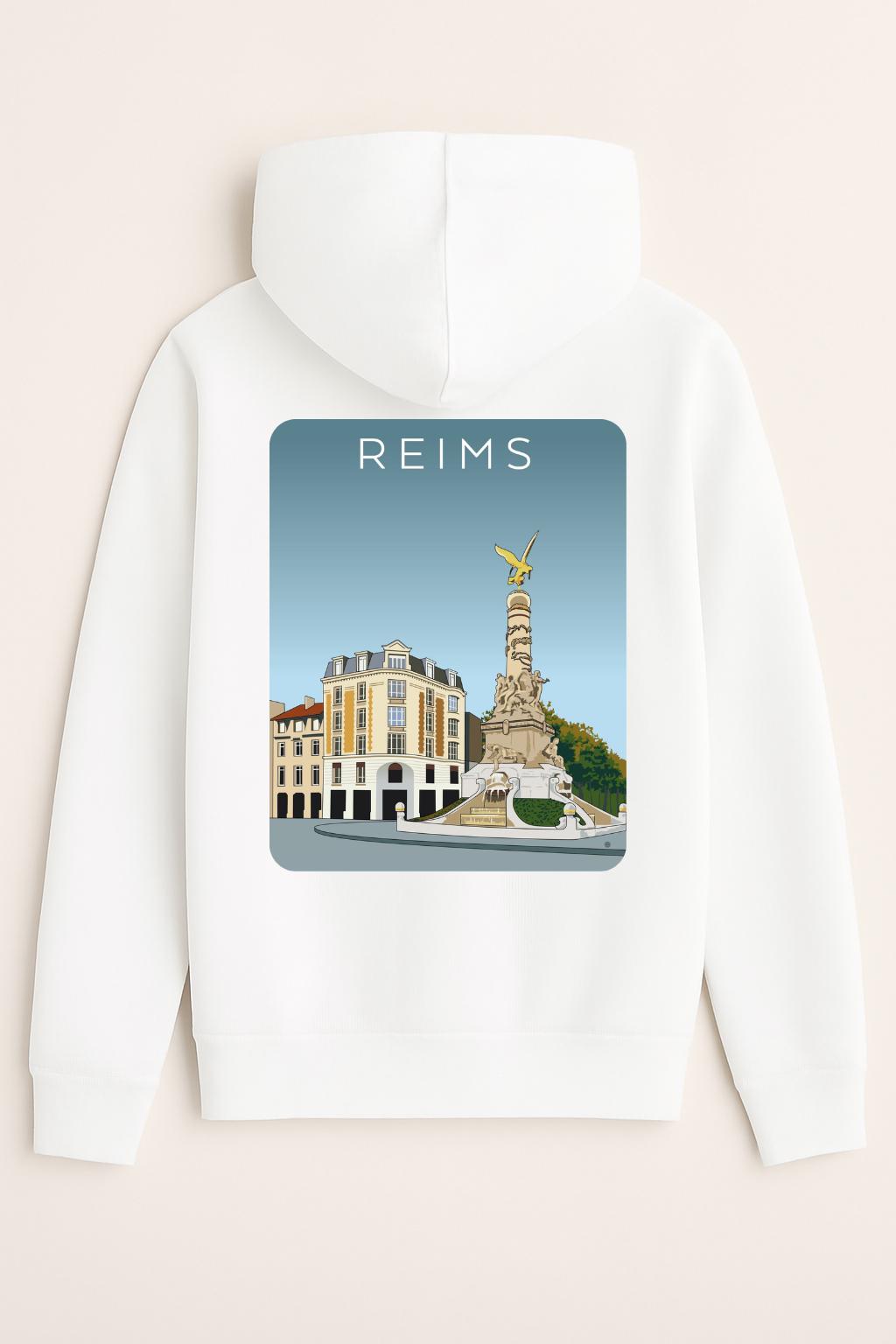 Sweat à capuche Reims 100% coton doux – Image 2