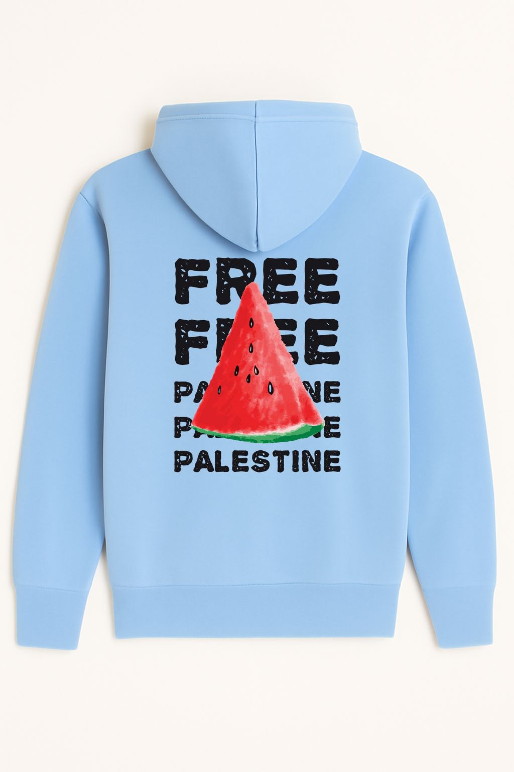 Sweat à capuche Free Palestine 100% coton doux - Image 4