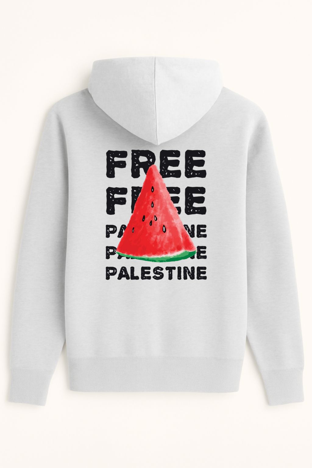 Sweat à capuche Free Palestine 100% coton doux - Image 3