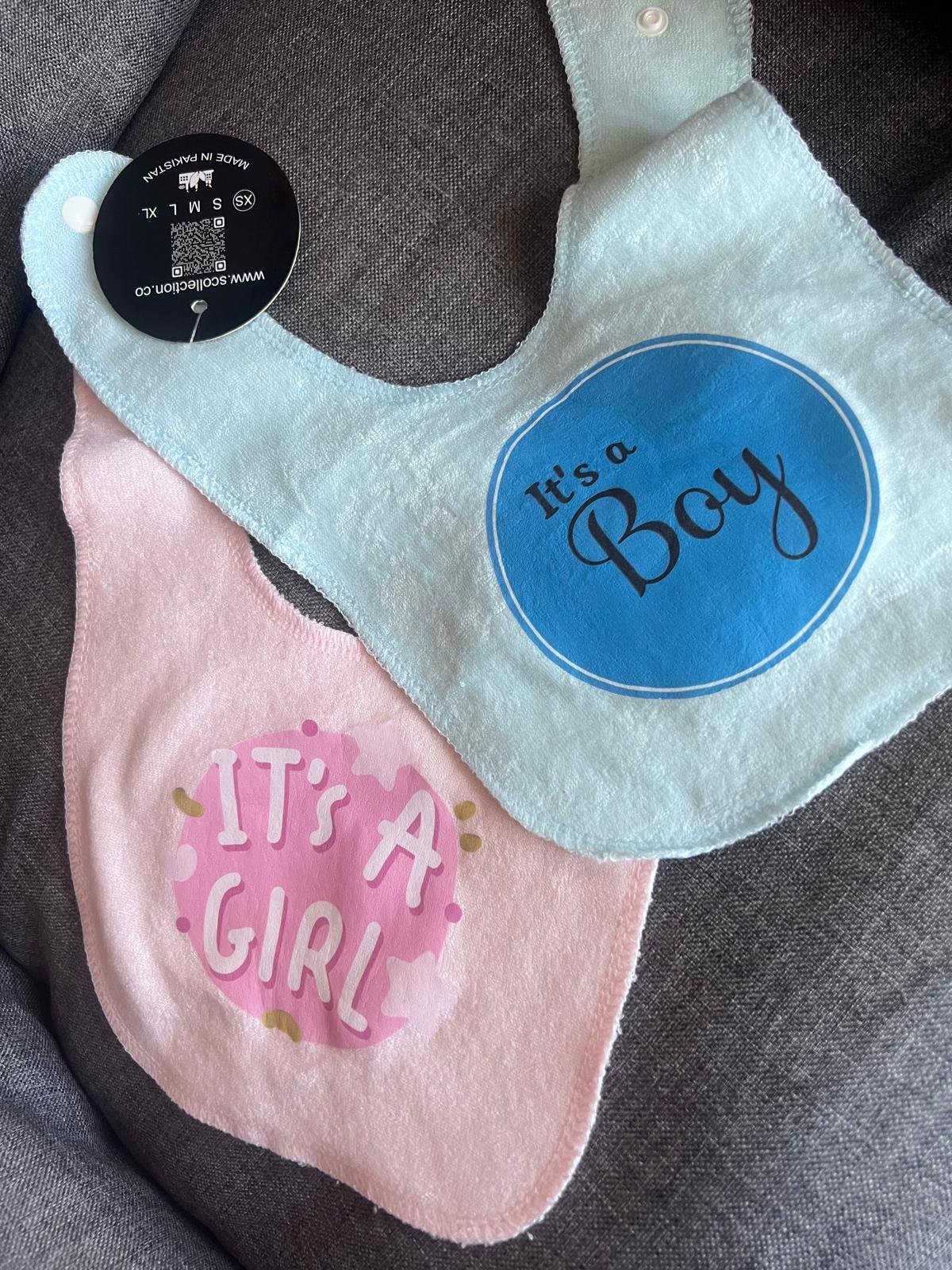 Bibs gender reveal boy - Image 5
