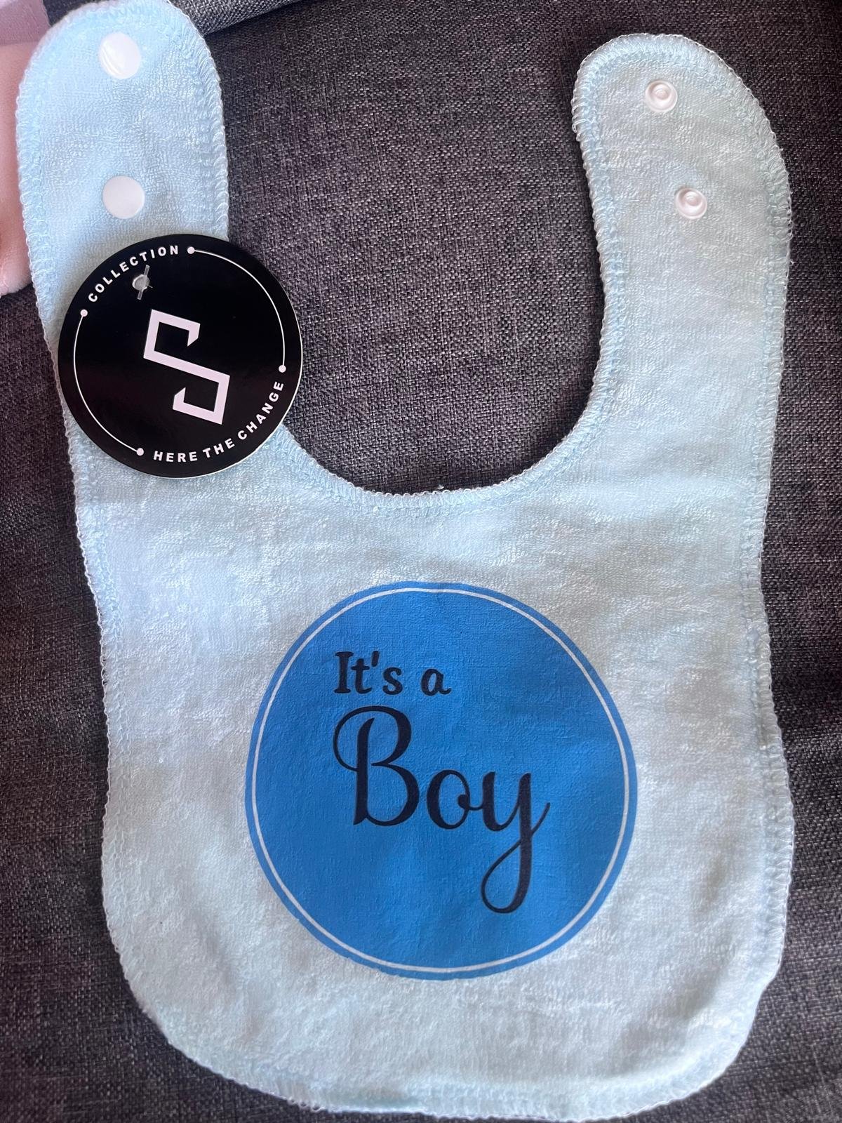 Bibs gender reveal boy - Image 3