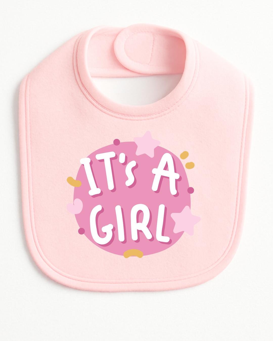 Bibs gender reveal girl